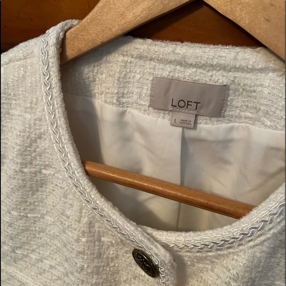 Loft white blazer